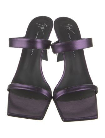Giuseppe Zanotti Leather Slides