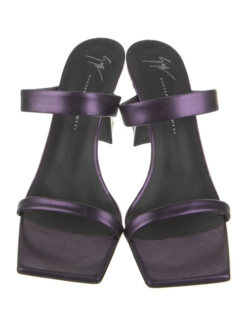 Giuseppe Zanotti Leather Slides