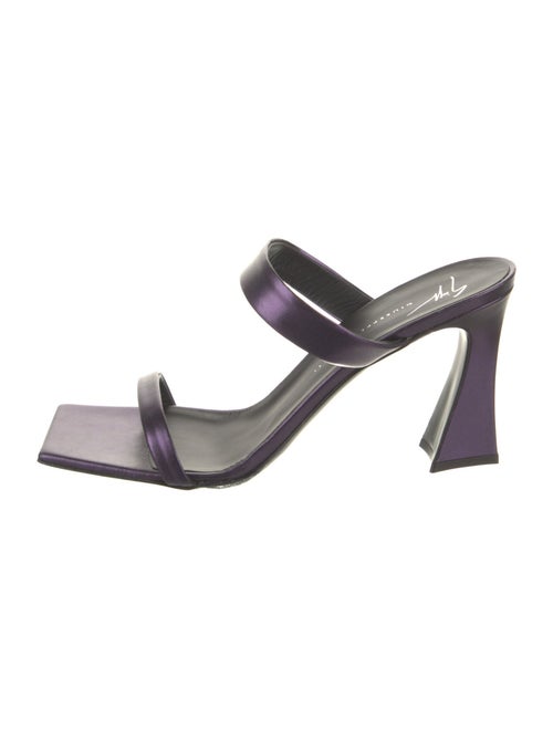 Giuseppe Zanotti Leather Slides