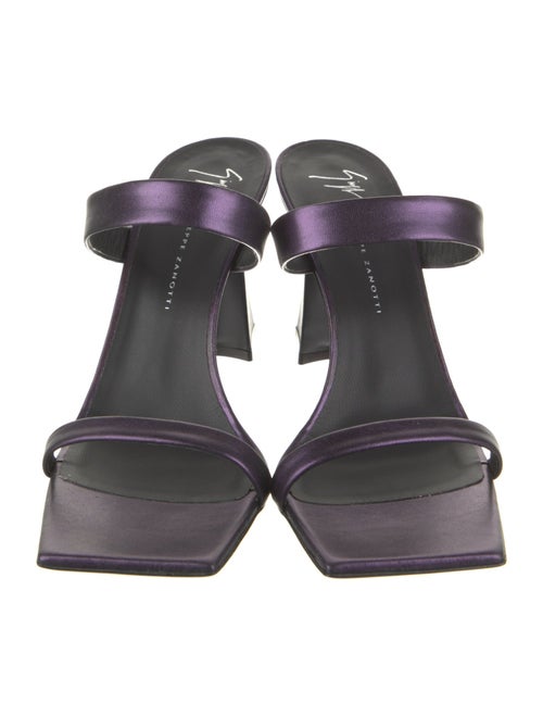 Giuseppe Zanotti Leather Slides