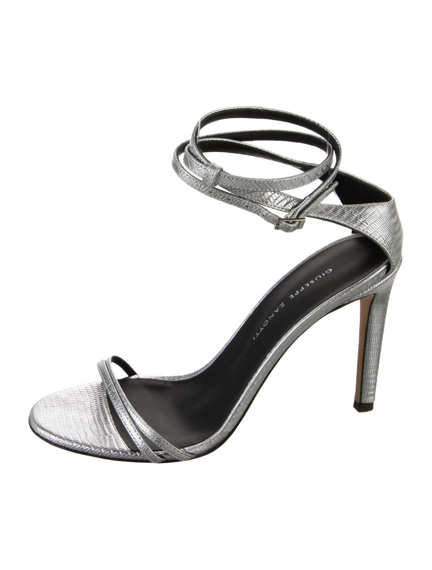 Giuseppe Zanotti Embossed Leather Sandals