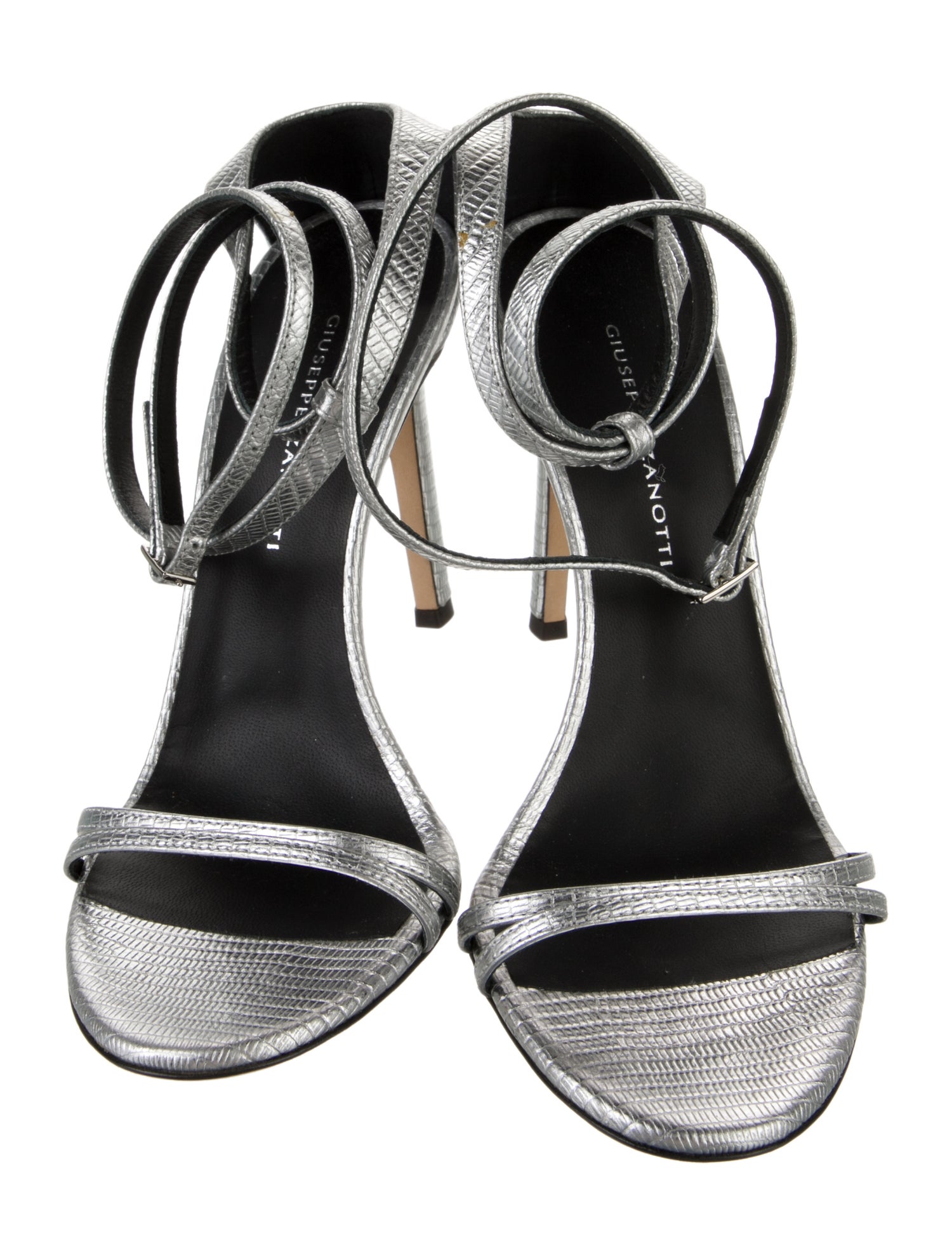 Giuseppe Zanotti Embossed Leather Sandals