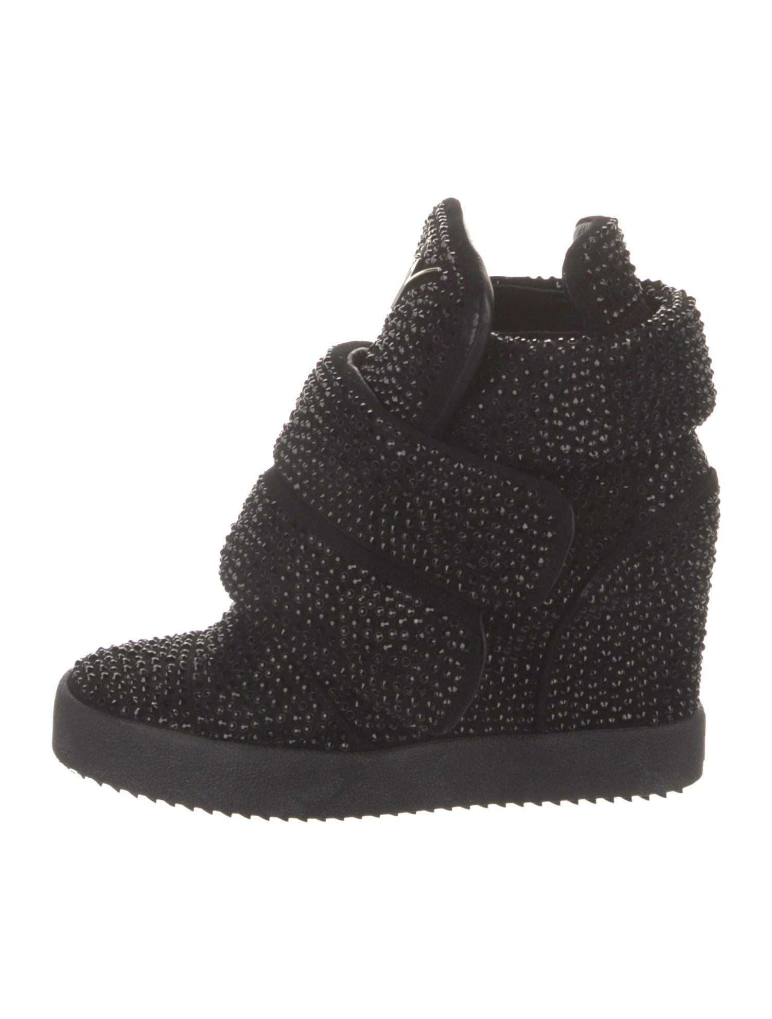 Giuseppe Zanotti Suede Wedge Sneakers