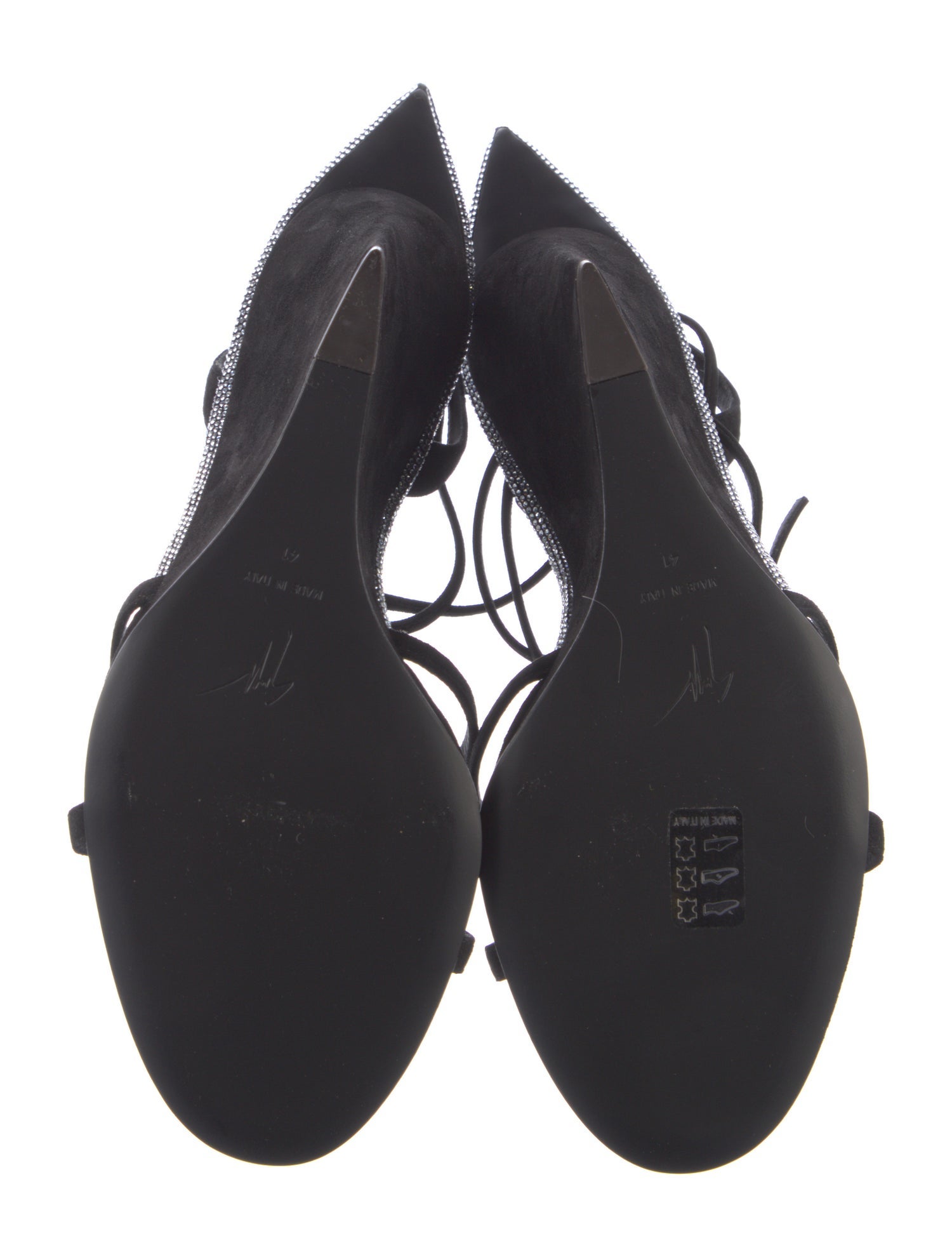 Giuseppe Zanotti Suede Slingback Sandals