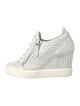 Giuseppe Zanotti Leather Wedge Sneakers