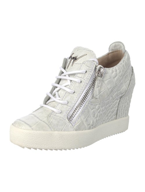Giuseppe Zanotti Leather Wedge Sneakers