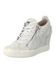 Giuseppe Zanotti Leather Wedge Sneakers