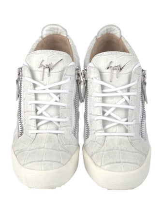 Giuseppe Zanotti Leather Wedge Sneakers