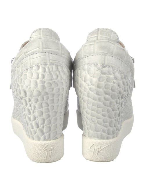 Giuseppe Zanotti Leather Wedge Sneakers