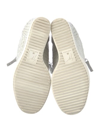 Giuseppe Zanotti Leather Wedge Sneakers