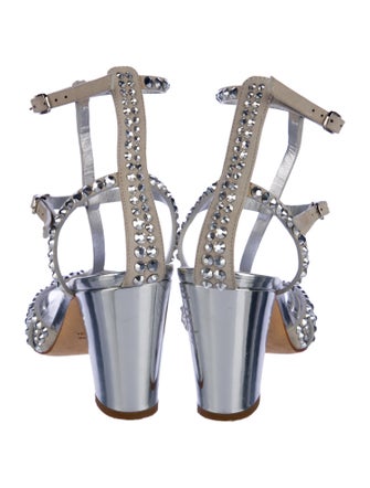 Giuseppe Zanotti Suede T-Strap Sandals