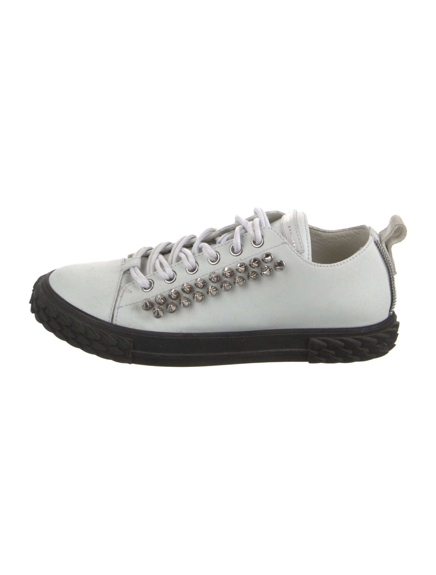 Giuseppe Zanotti Leather Studded Accents Sneakers