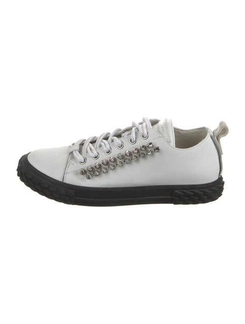 Giuseppe Zanotti Leather Studded Accents Sneakers