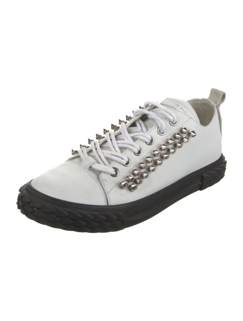 Giuseppe Zanotti Leather Studded Accents Sneakers