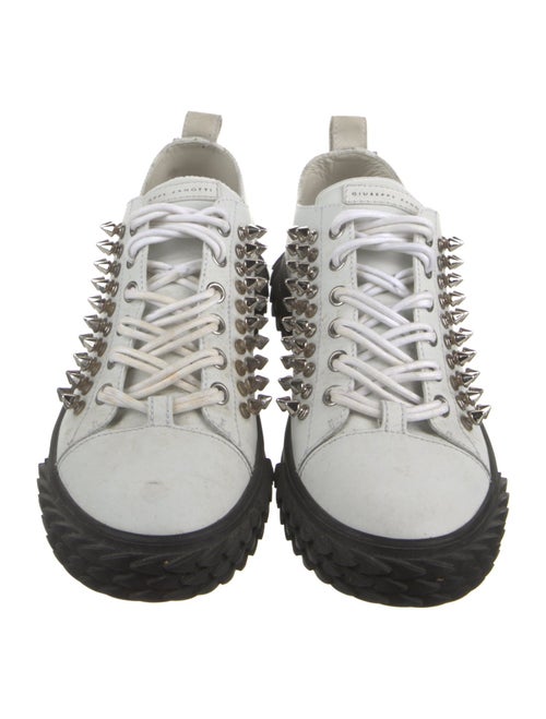 Giuseppe Zanotti Leather Studded Accents Sneakers
