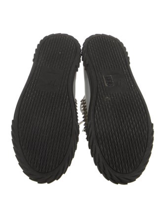 Giuseppe Zanotti Leather Studded Accents Sneakers