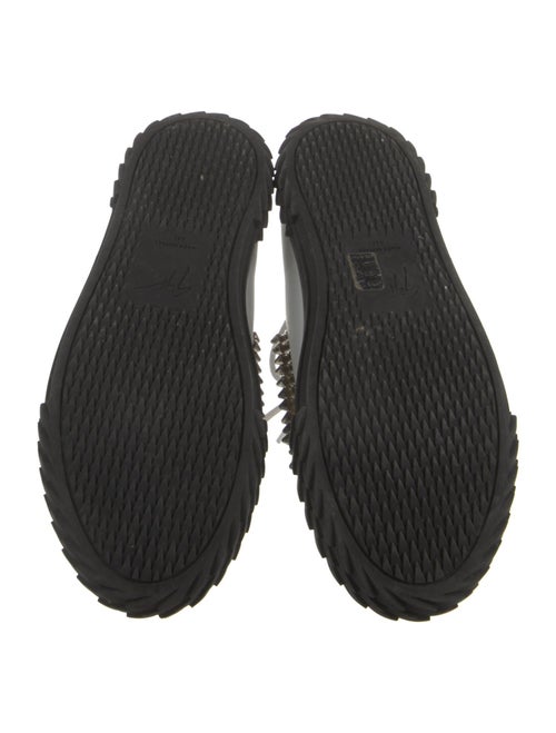 Giuseppe Zanotti Leather Studded Accents Sneakers
