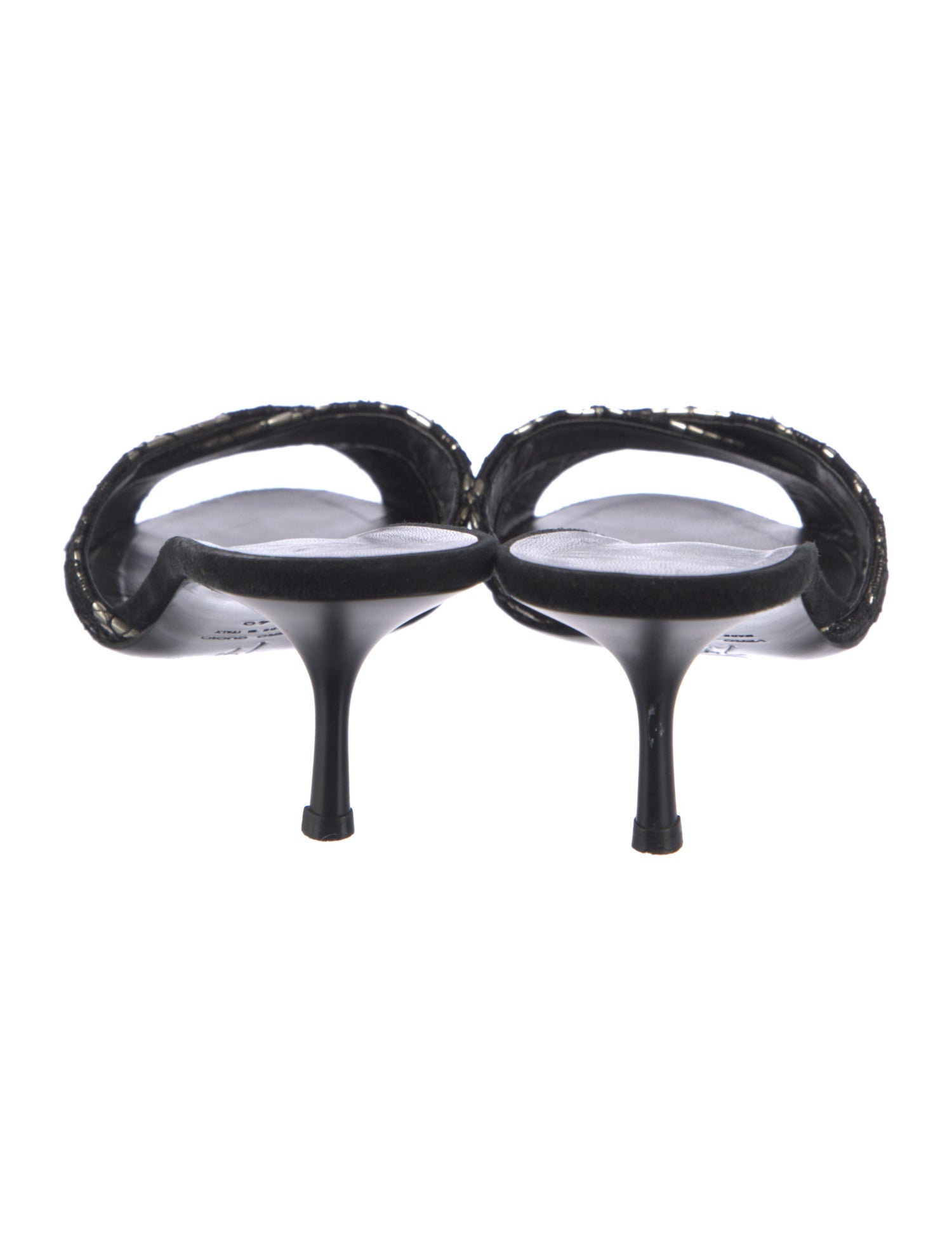 Giuseppe Zanotti Lace Lace Pattern Slides