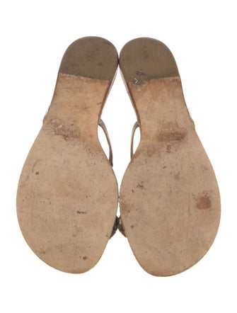 Giuseppe Zanotti Leather Slides