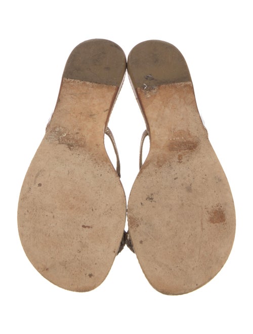 Giuseppe Zanotti Leather Slides