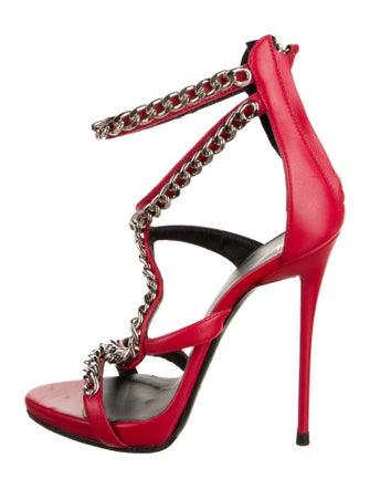 Giuseppe Zanotti Leather T-Strap Sandals