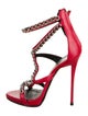 Giuseppe Zanotti Leather T-Strap Sandals
