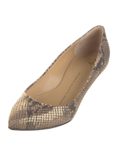 Giuseppe Zanotti Snakeskin Animal Print Pumps