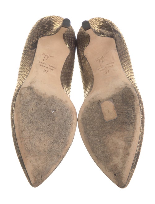 Giuseppe Zanotti Snakeskin Animal Print Pumps