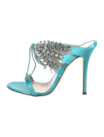 Giuseppe Zanotti Satin Slides