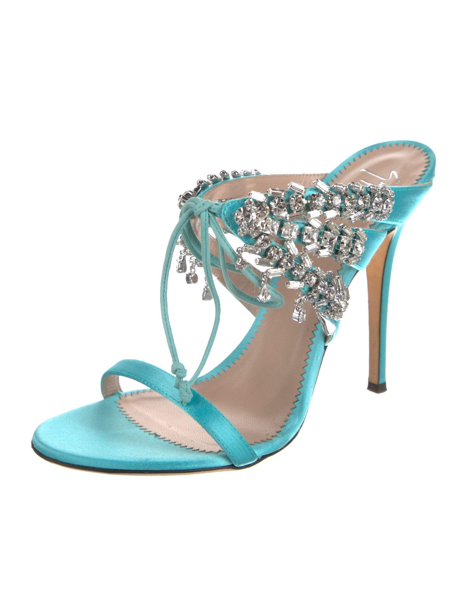 Giuseppe Zanotti Satin Slides