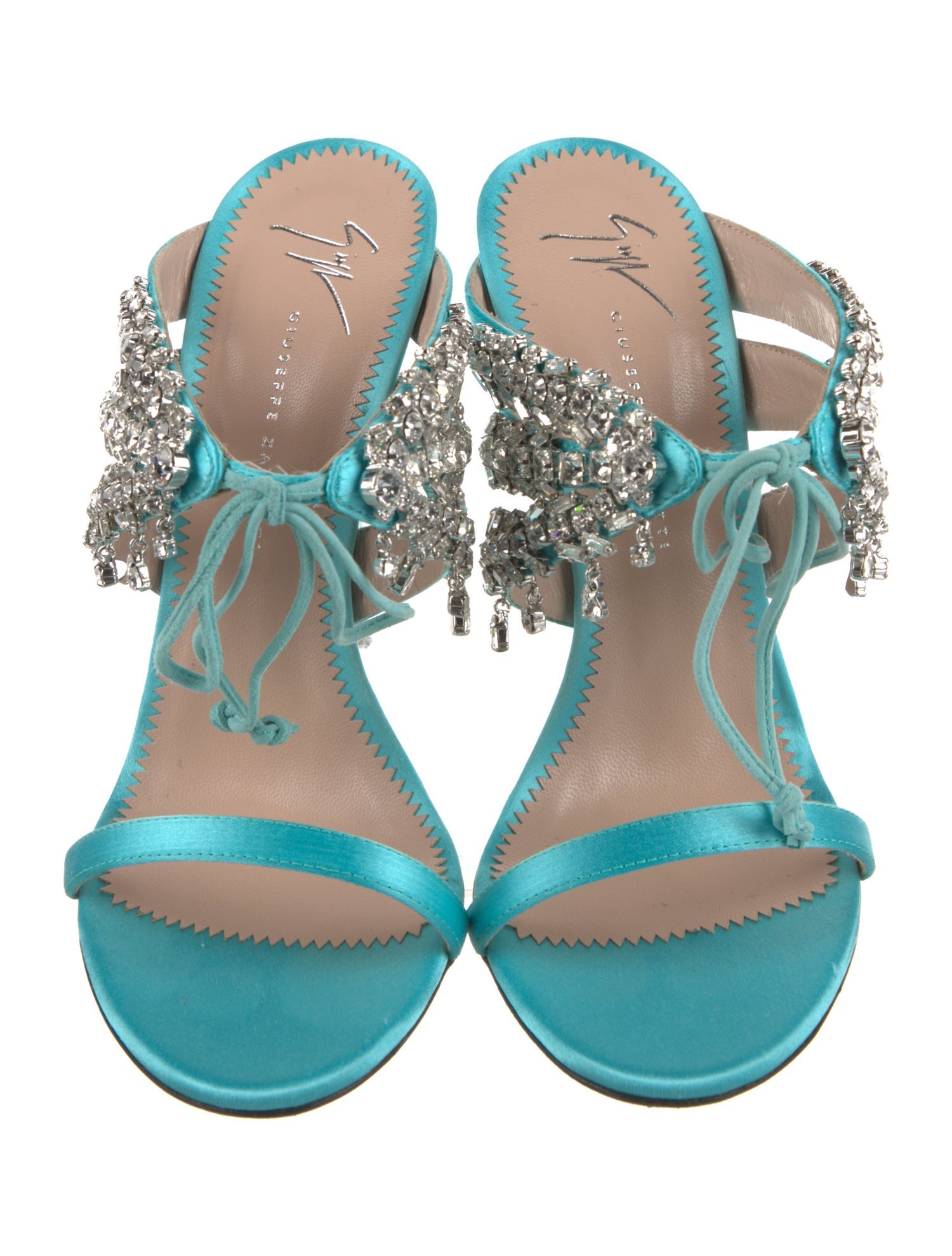 Giuseppe Zanotti Satin Slides