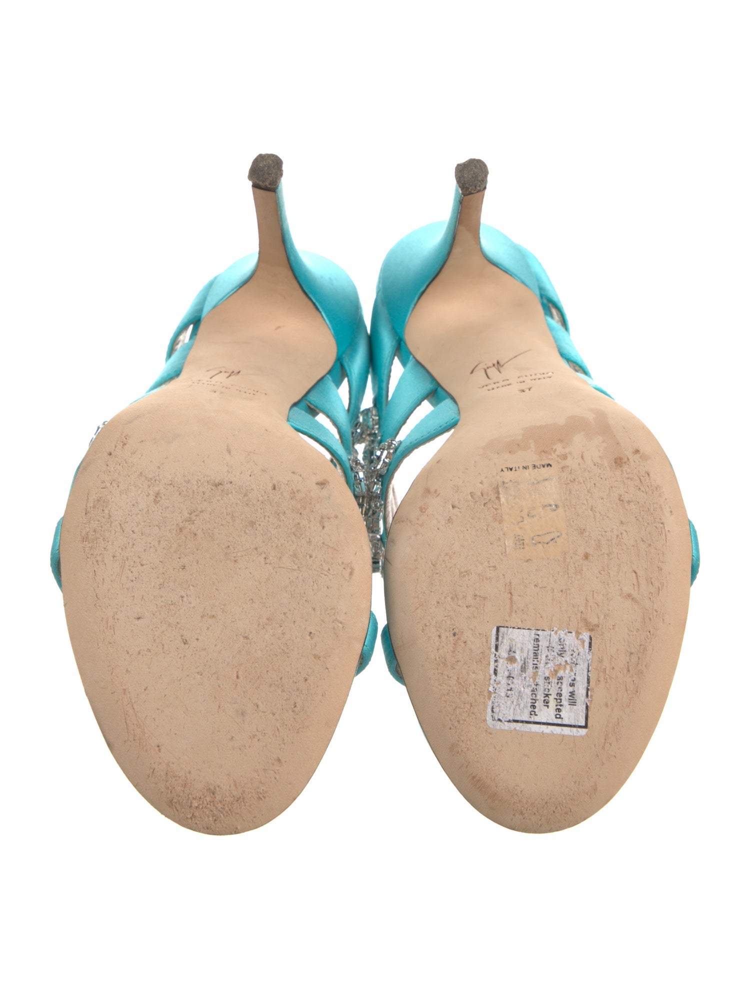 Giuseppe Zanotti Satin Slides