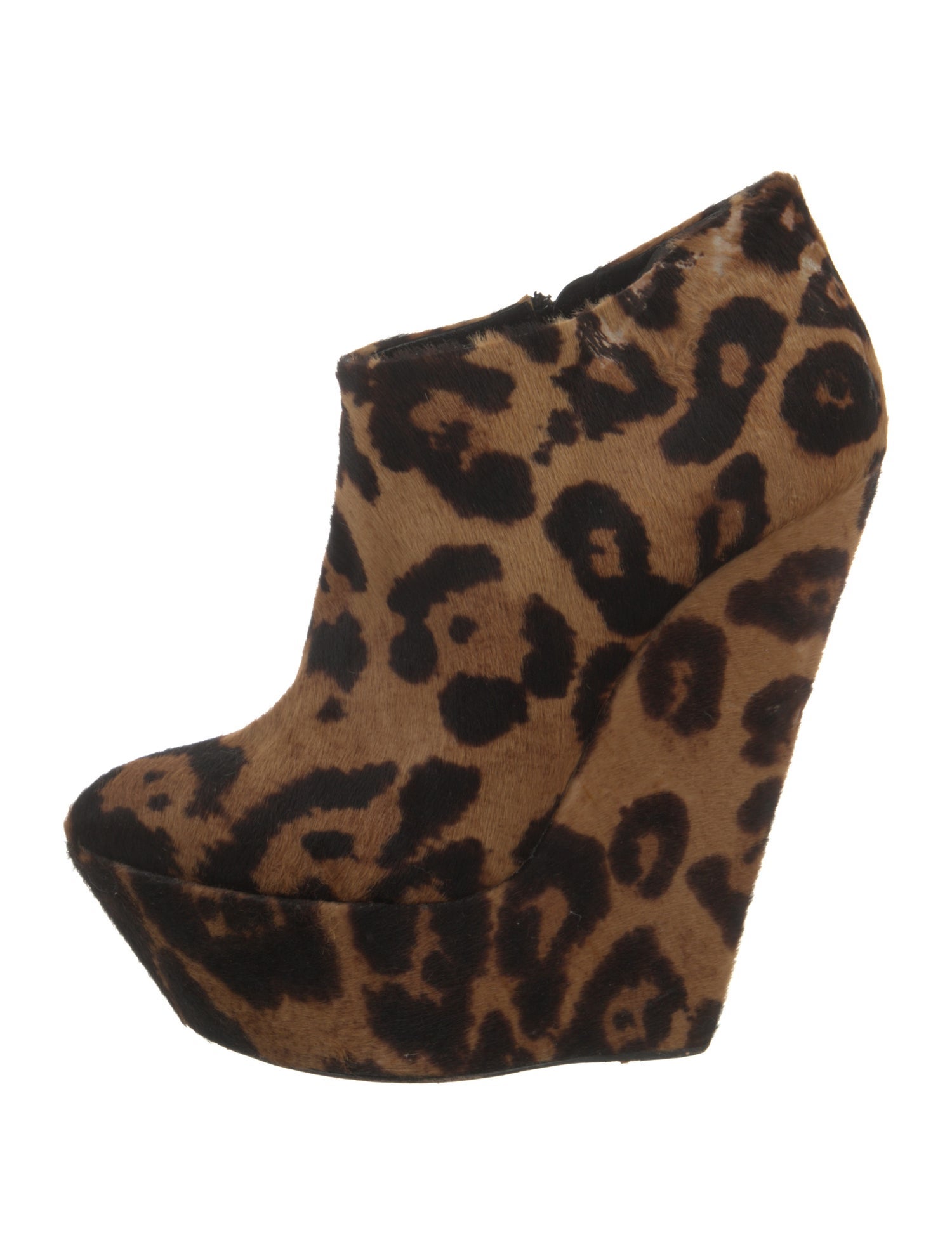 Giuseppe Zanotti Ponyhair Animal Print Pumps