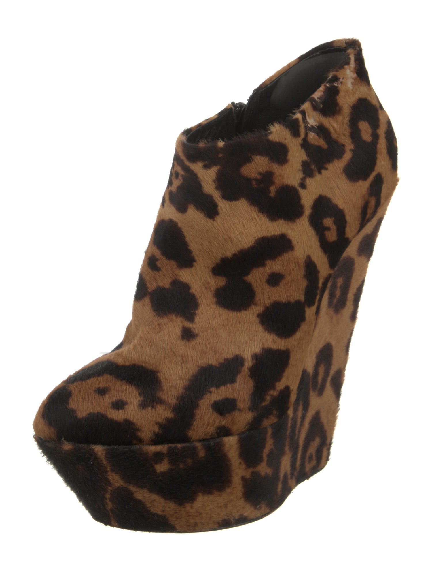 Giuseppe Zanotti Ponyhair Animal Print Pumps