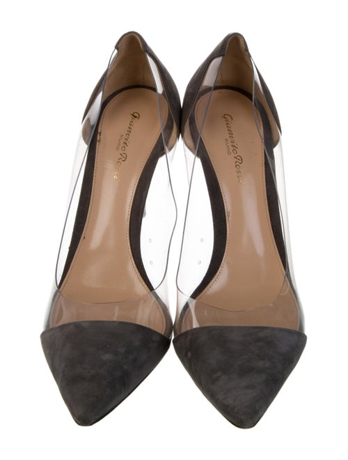 Giuseppe Zanotti Suede Crystal Embellishments Pumps