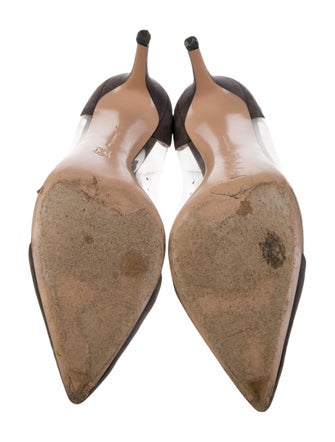 Giuseppe Zanotti Suede Crystal Embellishments Pumps