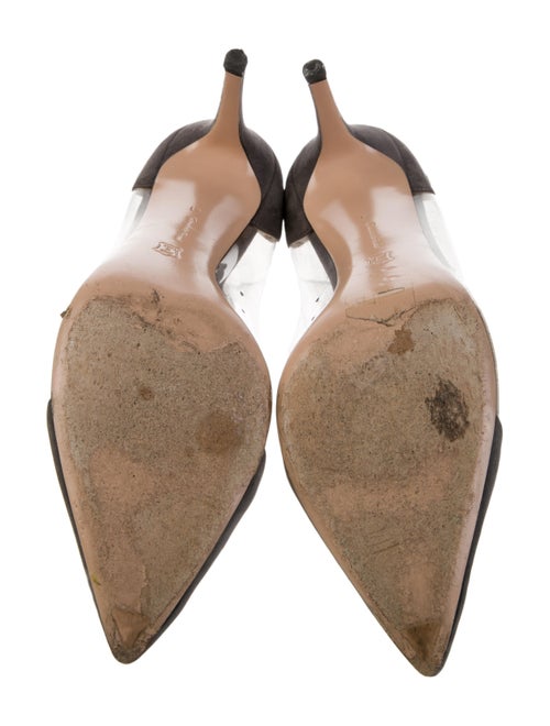 Giuseppe Zanotti Suede Crystal Embellishments Pumps