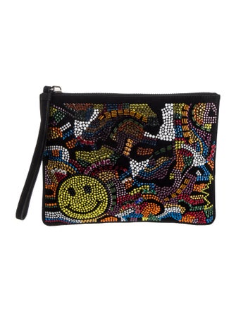 Giuseppe Zanotti Suede Clutch