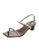 Giuseppe Zanotti Patent Leather Printed Slingback Sandals