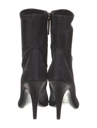 Giuseppe Zanotti Nylon Glitter Accents Sock Boots