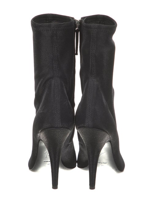 Giuseppe Zanotti Nylon Glitter Accents Sock Boots
