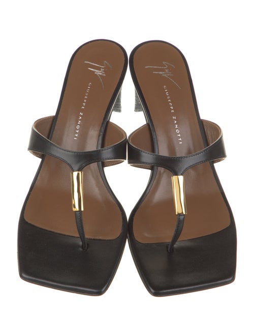 Giuseppe Zanotti Leather Flip Flops