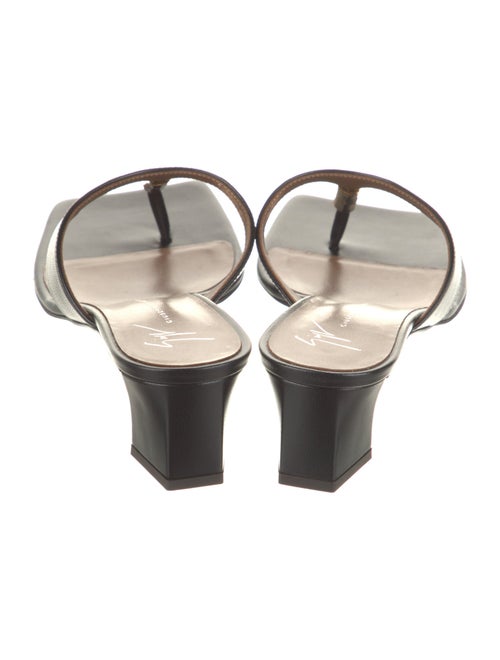 Giuseppe Zanotti Leather Flip Flops