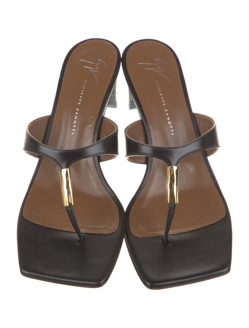 Giuseppe Zanotti Leather Flip Flops