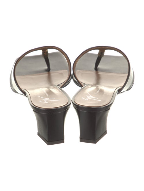 Giuseppe Zanotti Leather Flip Flops