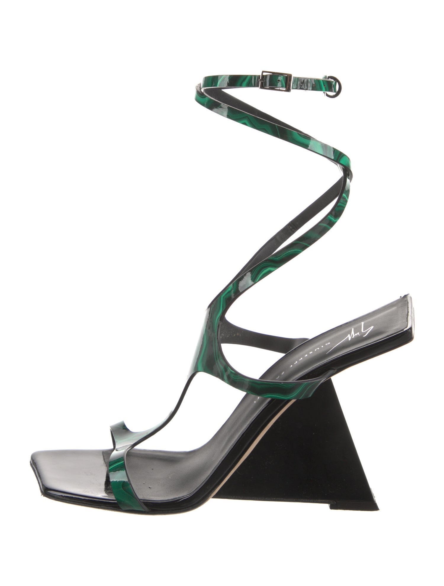 Giuseppe Zanotti Patent Leather Gladiator Sandals