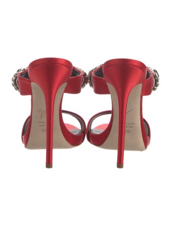 Giuseppe Zanotti Satin Slides