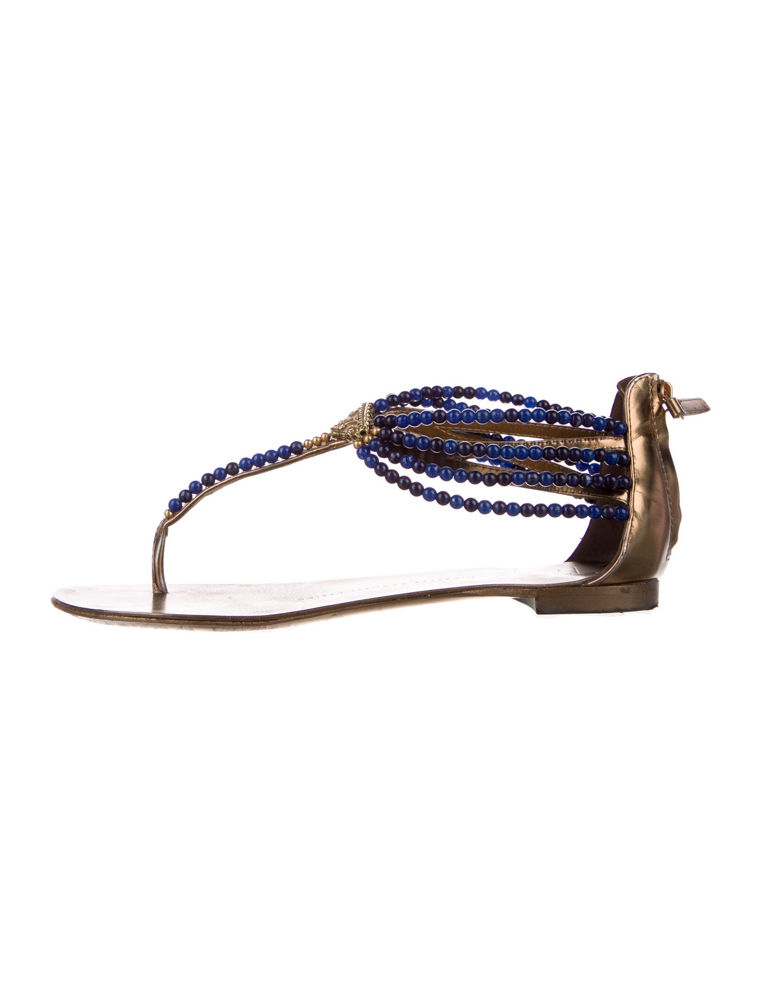 Giuseppe Zanotti Leather T-Strap Sandals