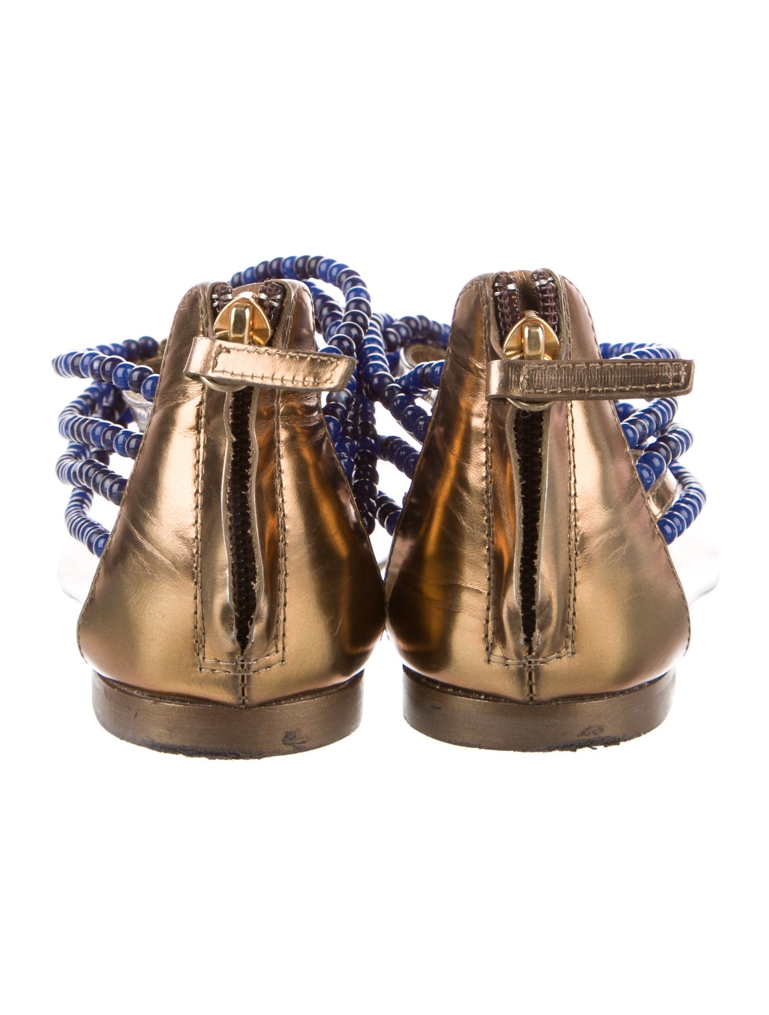 Giuseppe Zanotti Leather T-Strap Sandals