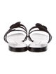 Giuseppe Zanotti Patent Leather Crystal Embellishments Slides